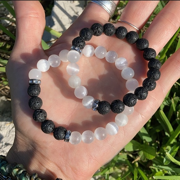 Crystalcoveboutique Jewelry - Satin Spar “Selenite” Bracelets